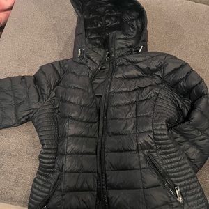 Short Calvin Klein coat! So cute!